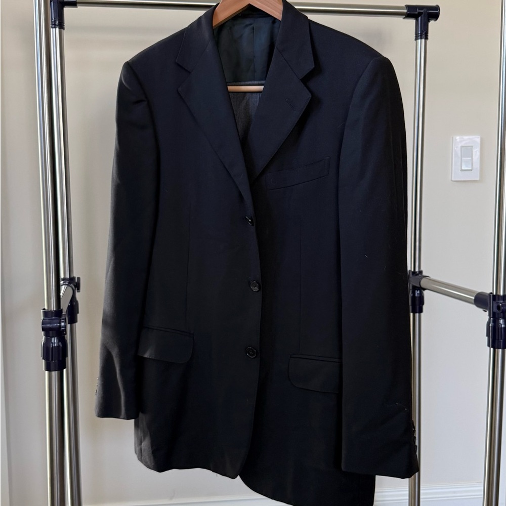Ermenegildo Zegna Elegant Black Blazer